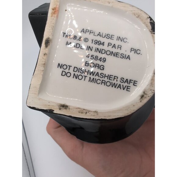 Star Trek Next Generation Borg Coffee Mug 1994 Vintage Collectible Ceramic - Picture 5 of 8